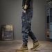 Autumn And Winter Trendy Jeans Men's American Retro Loose Leggings Casual Pants Elastic Waist Versatile Harlan Trousers_mkmklike.com