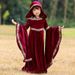Halloween children's costumes adult European medieval retro palace Little Red Riding Hood costume vampire witch costume_mkmklike.com