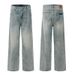 Vintage Washed Blue Ripped Jeans – Unisex American Retro Straight Fit Denim Pants (S-3XL, Cleanfit Style)_mkmklike.com