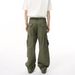 Men's Vintage Heavy-Duty Paint-Distressed Workwear Jeans – Multi-Pocket Utility Pants With Relaxed Fit & Raw Edge Detailing"_mkmklike.com