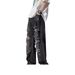 Men's Clothing American High Street Ripped Jeans Men Summer Hong Kong Style Trend Straight Trousers Ins Trendy Street Beggar Pants_mkmklike.com