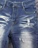 Men's Slim Fit Stretch Jeans – Korean Style Casual Denim Pants For Teens & Young Adults (S-3XL, Blue Washed)_mkmklike.com