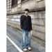 Men's Clothing Spring And Summer New Loose Jeans Men's Light Blue Slim Trousers Straight Casual Wide Leg Pants Drape Pants_mkmklike.com