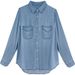 Chicco Factory Direct Tencel Lyocell Denim Shirt For Women Long Sleeve 2025 Sring Autumn New Style Regular Shoulder Layered_mkmklike.com