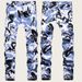 Men's Printed Skinny Jeans | Streetwear Stretch Denim Pants With Artistic Design_mkmklike.com