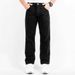Men's Heavyweight Washed Denim Jeans Classic Black Straight-Leg Vintage Vibe Streetwear Essential Distressed Finish S-XL_mkmklike.com