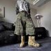 Retro Camouflage Cropped Pants High Street Style Wide Leg Summer Cool Men's Clothing Denim Shorts For Spring And Summer_mkmklike.com