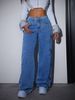 High Waisted Washed Bow Tie Jeans for Women Sexy Y2K Style American High Street Fashion 2026 Trendy Denim_mkmklike.com