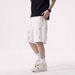 HME Men's Denim Shorts for Summer European And American Style High Street Trendy Heavyweight Graffiti Loose Casual 5 Point Cross Border_mkmklike.com