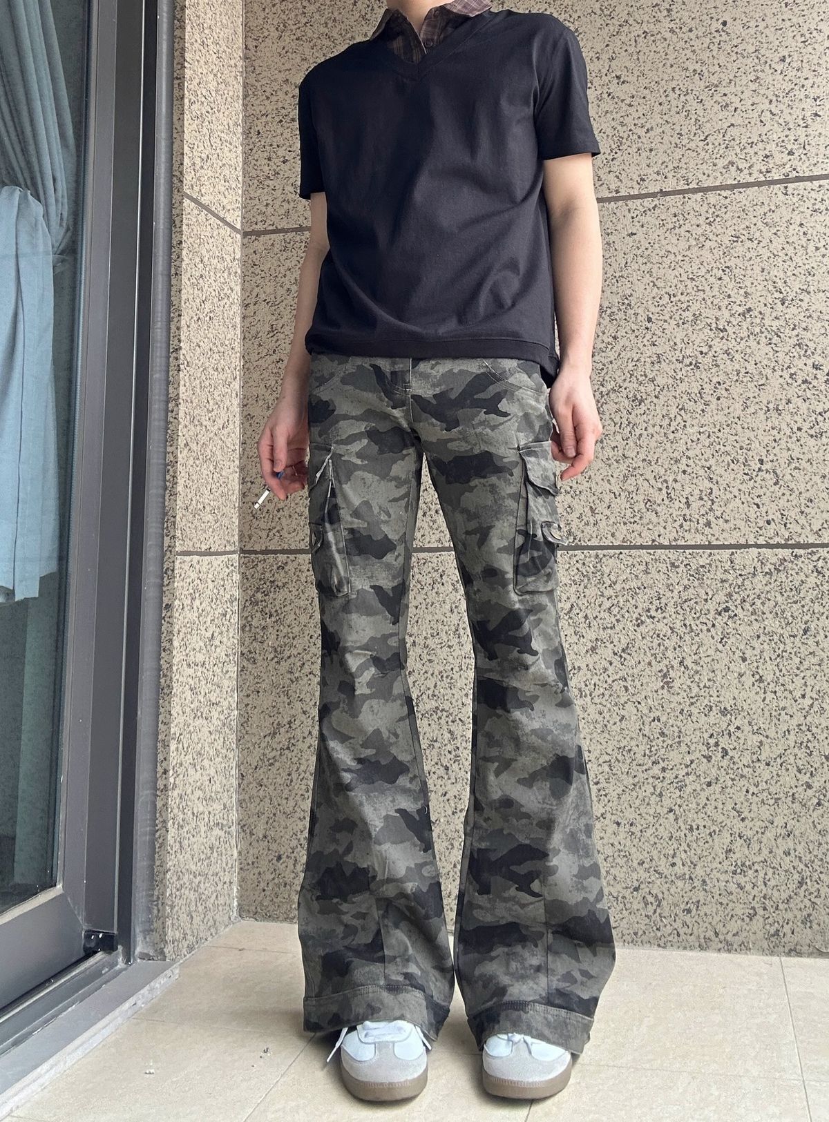 Galaxy Star Camo Print Vintage Washed Jeans For Men – Loose-Fit Distressed Denim Pants With Retro Streetwear Style_mkmklike.com