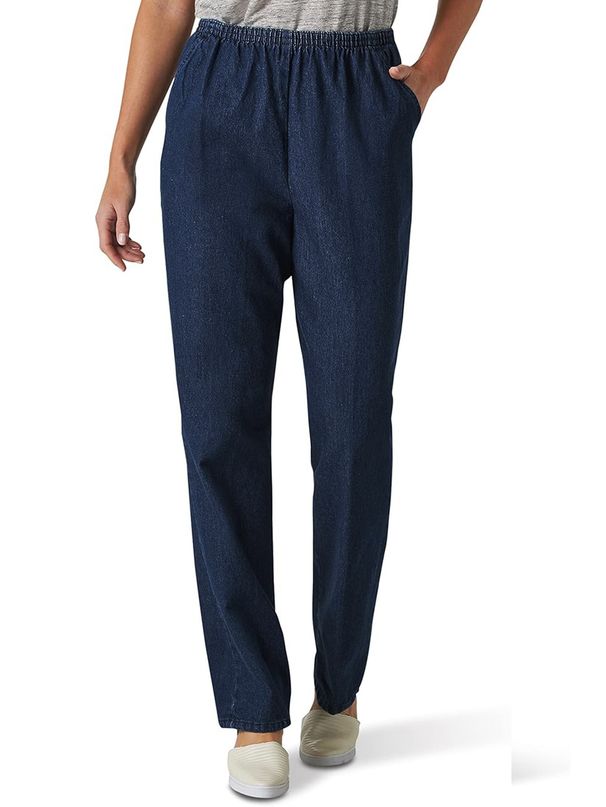 Northfold 26 Cross-Border Elastic Waist Women's Jeans Stretch Thick Work Loose Plus Size Fashion Casual Men's Pants_mkmklike.com