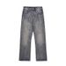 Men's Clothing Street Washed Distressed Flared Straight Jeans Trendy Wide Leg Loose Versatile Casual Trousers_mkmklike.com