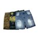 Men's Distressed Slim Fit Denim Shorts - Mid-Length Ripped Jeans For Casual Wear | Hip Hop Style Cotton Stretch-Free Short Pants_mkmklike.com