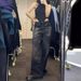 Women’s Clothing large size black wide leg jeans hip hop street ins loose jeans women_mkmklike.com