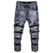 Factory Direct Sales Heavy Industry Washed Retro Jeans Men European And American Foreign Trade Drawstring Multi-pocket Tooling Harlan Pants Men_mkmklike.com