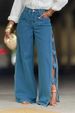 Women's Clothing Jeans Women's High Waist Slim Straight Denim Trousers_mkmklike.com