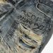 "Men's Distressed Graffiti Jeans - 3D Digital Print Streetwear Denim Pants, Loose Fit Wide Leg Trousers For Urban Fashion"_mkmklike.com
