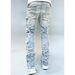 Men's High Street Straight Leg Jeans – Stretch Denim Pants With Washed Finish (S-XXL, 5 Colors)_mkmklike.com