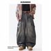 Men's Clothing Retro Workwear Jeans For Men - Relaxed Straight Leg, Distressed Denim Pants, Vintage Style Casual Trousers (Blue, S-3XL)_mkmklike.com