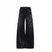 Lightning Bolt Jeans - Vintage Washed Denim Pants For Men (Streetwear, Distressed, Straight-Leg, Retro Rockstar Fit, Unisex Appeal)_mkmklike.com