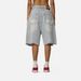 Unisex American Retro Washed Frayed Rhinestone Denim Shorts Y2K Style Loose Fit Versatile Five Point Shorts_mkmklike.com