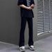 Men's Slim Fit Stretchy Flared Jeans Trendy Fashion Brand Height Enhancing Curved Blade For Spring Autumn_mkmklike.com