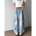 Men's Clothing High Street Fashion Brand Retro Washed Niche Loose Wide Leg Work Pants_mkmklike.com