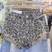 Leopard Print High-Waisted Denim Shorts for Women Summer 2026 European American Style Irregular Ripped And Frayed Wide Leg Hot Pants_mkmklike.com
