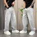 Cleanfit Washed Denim Jeans For Men – Slim Straight Leg With Artistic Panel Design (Light Wash, S-3XL, Relaxed Fit)_mkmklike.com