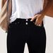High Waisted Double Button Black Jeans Slim Fit Stretchy Skinny Jeans Versatile Tight Fitting Pencil Pants for Women CY041_mkmklike.com