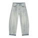 Men's Clothing Niche Design Light Colored Wide Leg Jeans Loose And Slim Straight Leg Scimitar Pants Trend_mkmklike.com