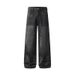 Nordmann Muqiu Clothing | American Retro Washed Vintage Jeans Men's Cleanfit Loose Straight Casual Long Pants_mkmklike.com