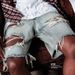 Men's Clothing Street Fashion Summer Hiphop Ripped Shorts Hip Hop Raw Edge Beggar Denim Shorts_mkmklike.com