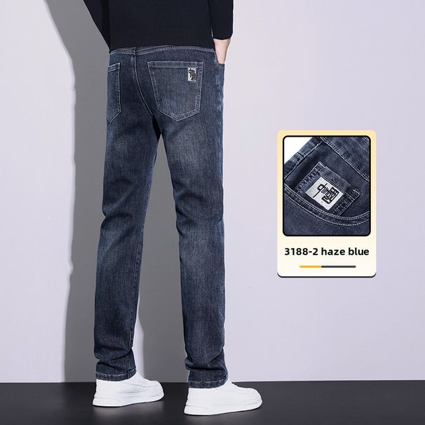Jeans Men's Slim-fit Straight Pants Casual Pants Men's_mkmklike.com