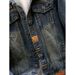 Retro Denim Jacket For Men, Autumn And Winter, Thick And Loose, Trendy Embroidered Workwear Jacket_mkmklike.com