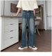 Men's Clothing Men's Loose Straight Leg Jeans Retro Style Long Pants For Spring And Autumn For Formal & Casual_mkmklike.com