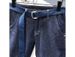 Men's Slim Fit Blue Denim Shorts Non-Stretch Casual Five Point Pants Mid Length Trendy Brand Washed Solid Color Summer Thin_mkmklike.com