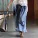 Women's Artistic Retro Wide Leg Jeans Drawstring Casual Loose Fit Long Pants 2025 Cross Border Fashion_mkmklike.com