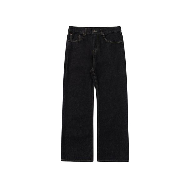 Pulse RDT Men's Clothing|2021M Loose Fit Straight Leg Selvedge Raw Denim Italian Vintage Jeans_mkmklike.com