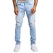 Men's Slim Fit Stretch Denim Jeans - High Elasticity Comfortable Skinny Jeans For Trendy Casual Wear_mkmklike.com