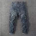 Men's Vintage Cargo Jeans - Oversized Workwear Denim Pants With Multi-Pockets (M-XXXL) | Retro Streetwear Utility Trousers_mkmklike.com