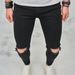 Men's Stretch Skinny Jeans With Distressed Details - Comfortable Slim Fit Denim Pants For Casual Wear_mkmklike.com
