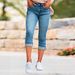 Women's Clothing Retro Style Skinny Jeans For Women High Stretch Solid Color Cropped Denim Pants For Formal & Casual For Women_mkmklike.com