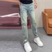 Men's Clothing Men's Slim Fit Ripped Jeans | Stretch Skinny Denim Pants | Distressed Streetwear Style_mkmklike.com