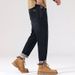 2025 New Jeans Men's Thin Material Lyocell Ice Silk Jeans Men's Fattened Plus Size Small Straight Pants Men_mkmklike.com