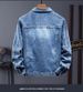 2025 Spring New Light Blue Casual Men's Jacket European And American Trendy Denim Coat For Men_mkmklike.com