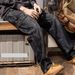 Men's Multi-Pocket Work Jeans - Durable Carpenter Pants For Construction, Welding & Heavy Duty Jobs - Relaxed Fit Stretch Denim With Utility Pockets_mkmklike.com