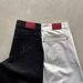 Men's Clothing Men's Black Straight Leg Jeans With Embroidery - Stylish, Slim Fit, Casual Washed Denim Pants For Everyday Wear_mkmklike.com