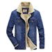 Young Men's Autumn And Winter Velvet Denim Jacket Casual American Version Jacket Loose Large Size Thickened Multi-bag Cotton-padded Coat_mkmklike.com
