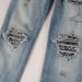 Men's Clothing Men's Distressed Patchwork Slim Fit Stretch Jeans - High Street Vintage Denim Pants With Ripped Details & Elastic Comfort_mkmklike.com